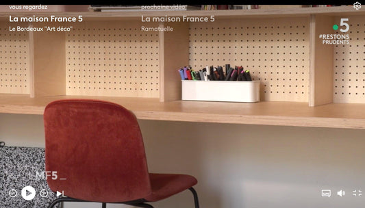 Le Pegboard revisité par Maison France 5 et l’architecte Gaëlle Cuisy - Quark