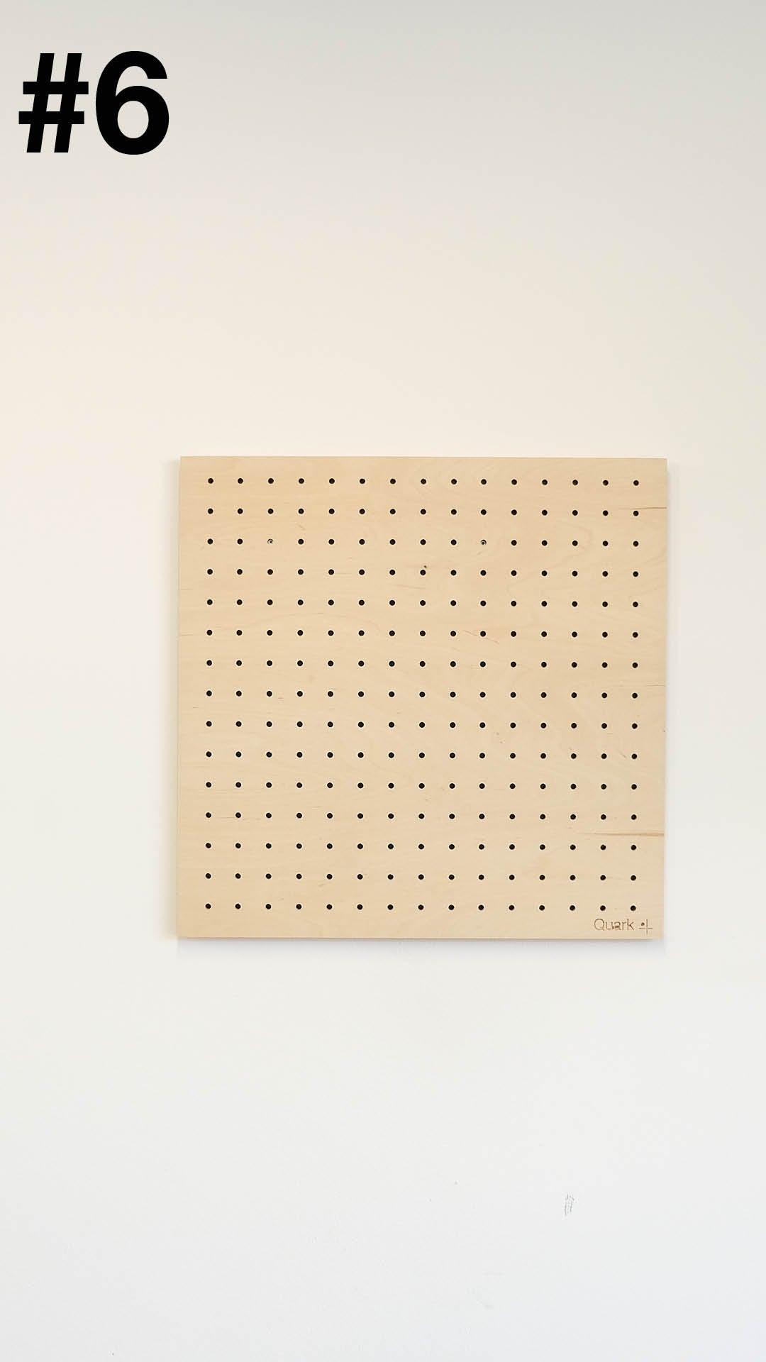 #6 Pegboard 47,5 x 48 cm contreplaqué Bouleau - Quark