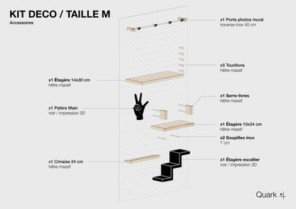 Kit d'accessoires pour Déco - Taille M