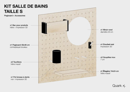 Kit S - Accessoires Salle de Bains