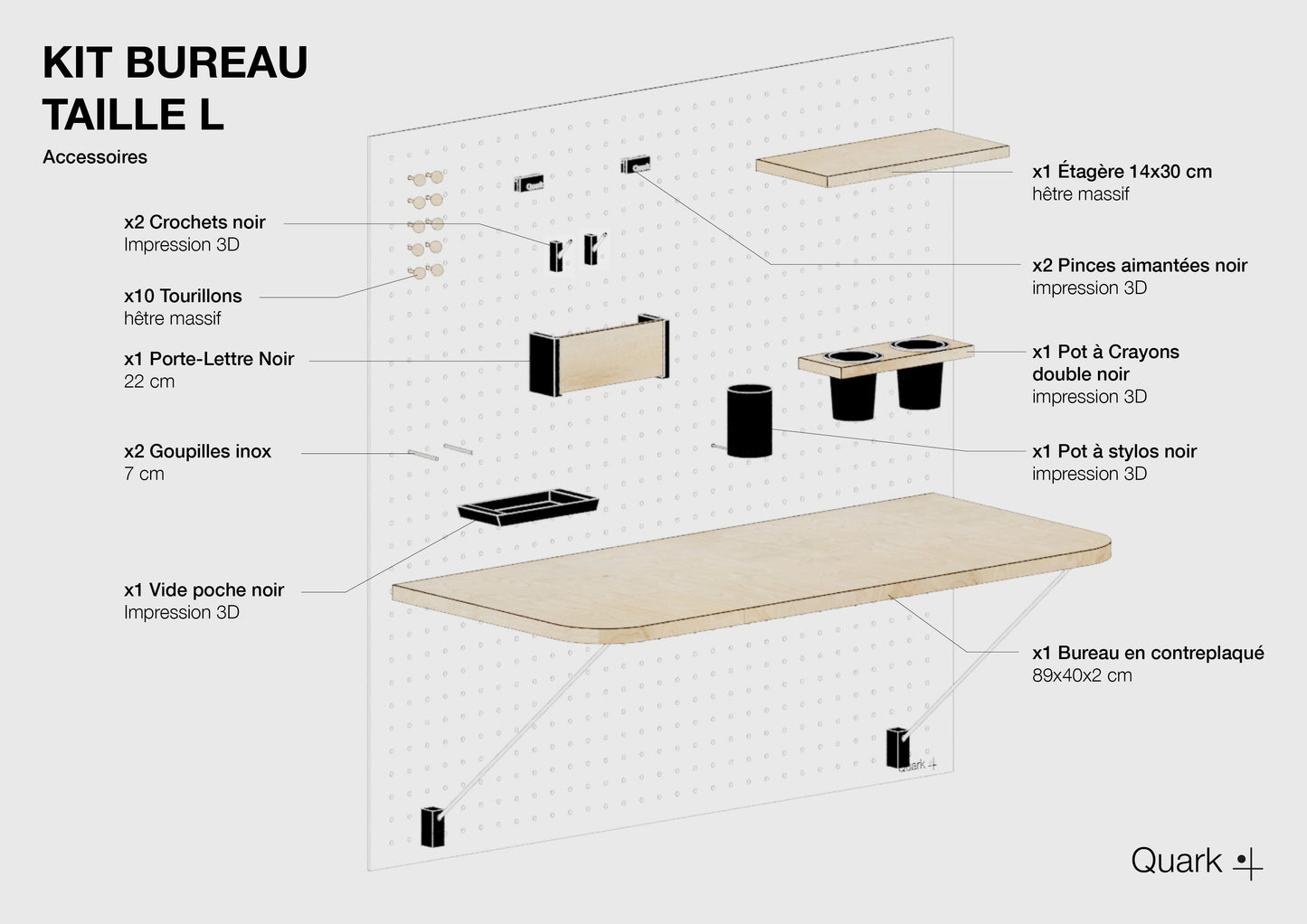 Office accessory kit - Size L