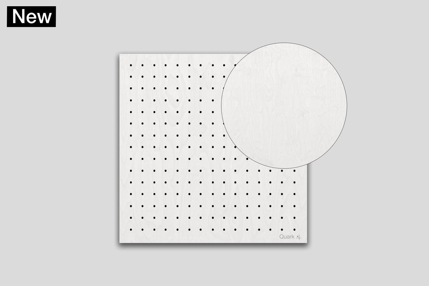 Panneau Perforé Pegboard blanc 48 x 48 cm