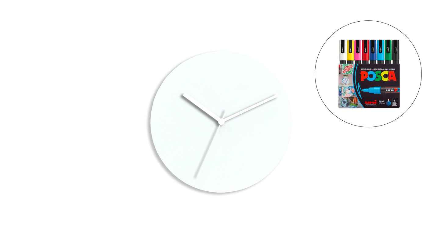 Sketch Clock® : L'horloge colorée créative et personnalisable à l'infini