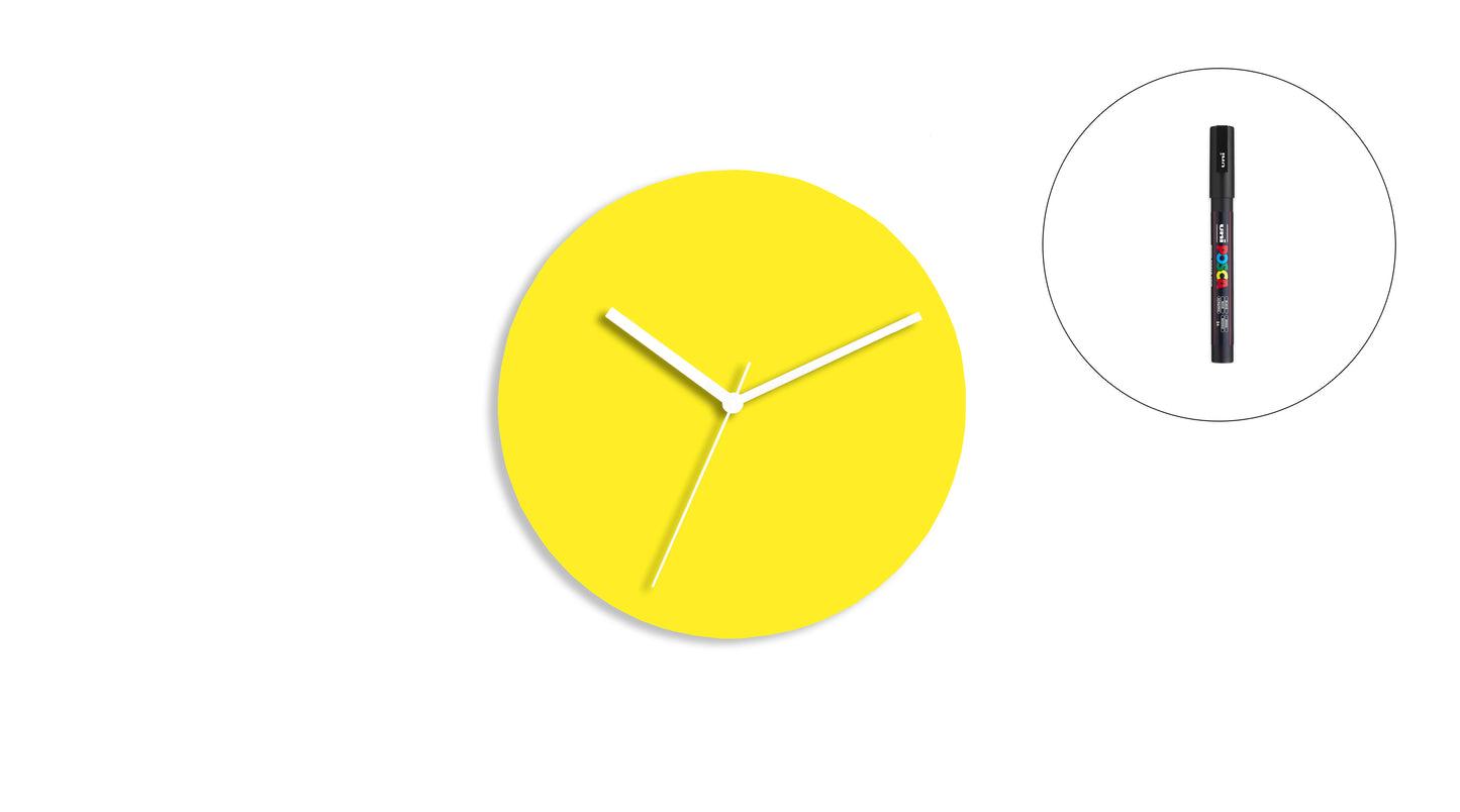 Sketch Clock®: The creative and infinitely customizable colorful clock