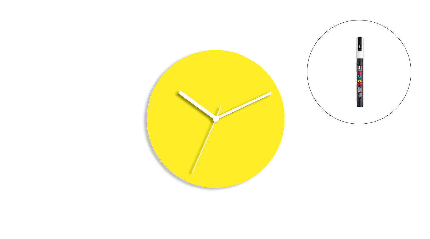 Sketch Clock®: The creative and infinitely customizable colorful clock