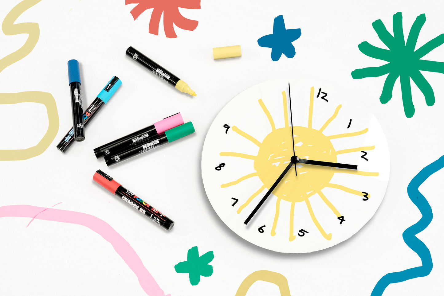 Sketch Clock® : L'horloge colorée créative et personnalisable à l'infini