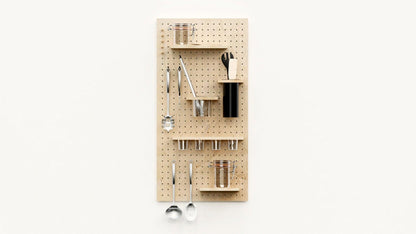 Pegboard Perforated Panel Kit + Office Accessories