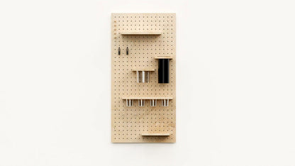 Pegboard Perforated Panel Kit + Office Accessories