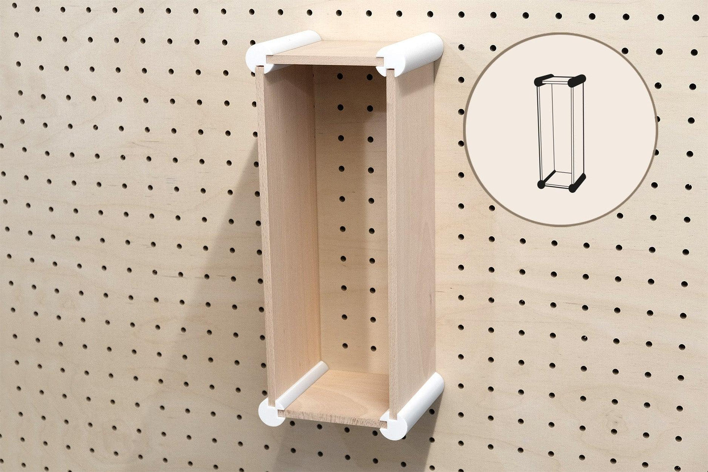 Etagere personnalisable de type Qapla XL : Casiers de rangement pour les grands objets - Quark