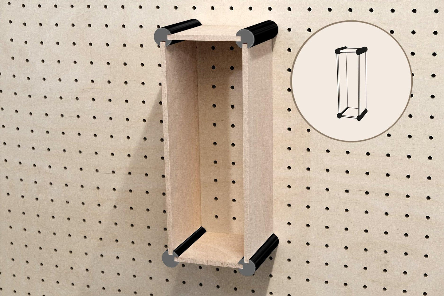 Etagere personnalisable de type Qapla XL : Casiers de rangement pour les grands objets - Quark