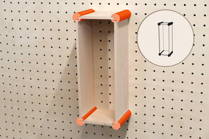 Etagere personnalisable de type Qapla XL : Casiers de rangement pour les grands objets - Quark