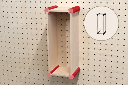 Etagere personnalisable de type Qapla XL : Casiers de rangement pour les grands objets - Quark