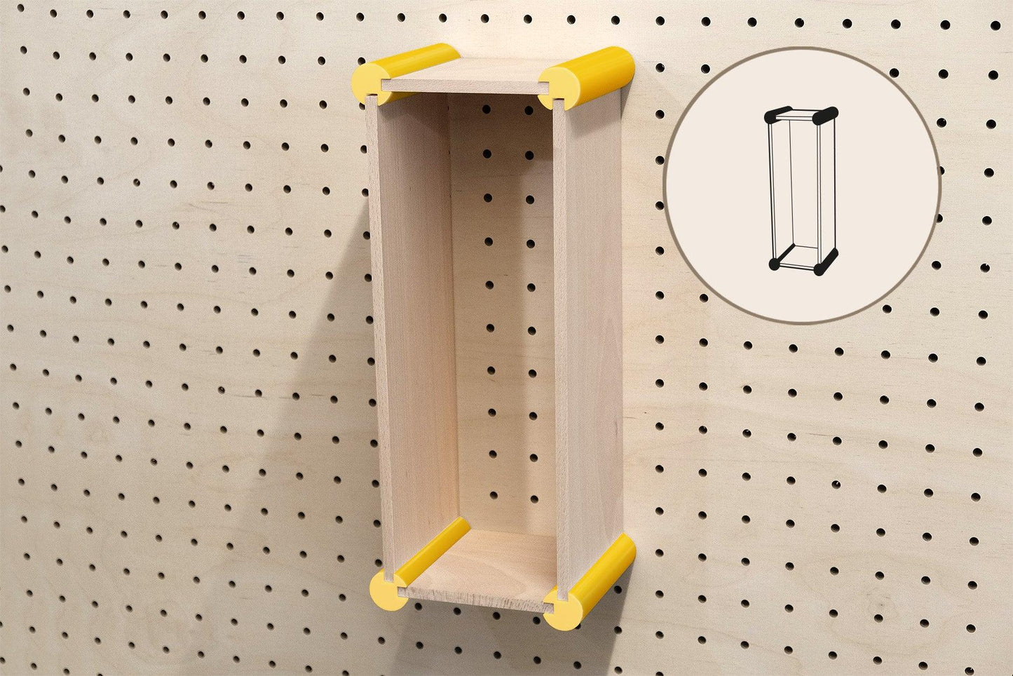 Etagere personnalisable de type Qapla XL : Casiers de rangement pour les grands objets - Quark