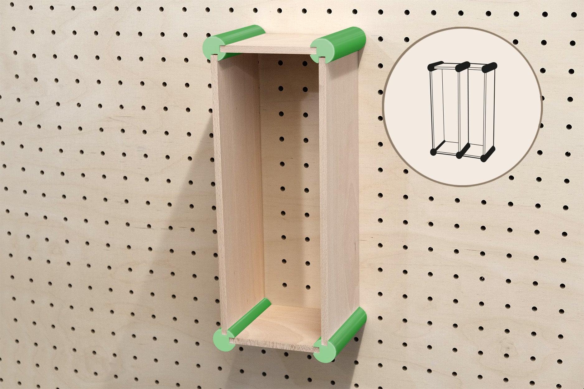 Etagere personnalisable de type Qapla XL : Casiers de rangement pour les grands objets - Quark