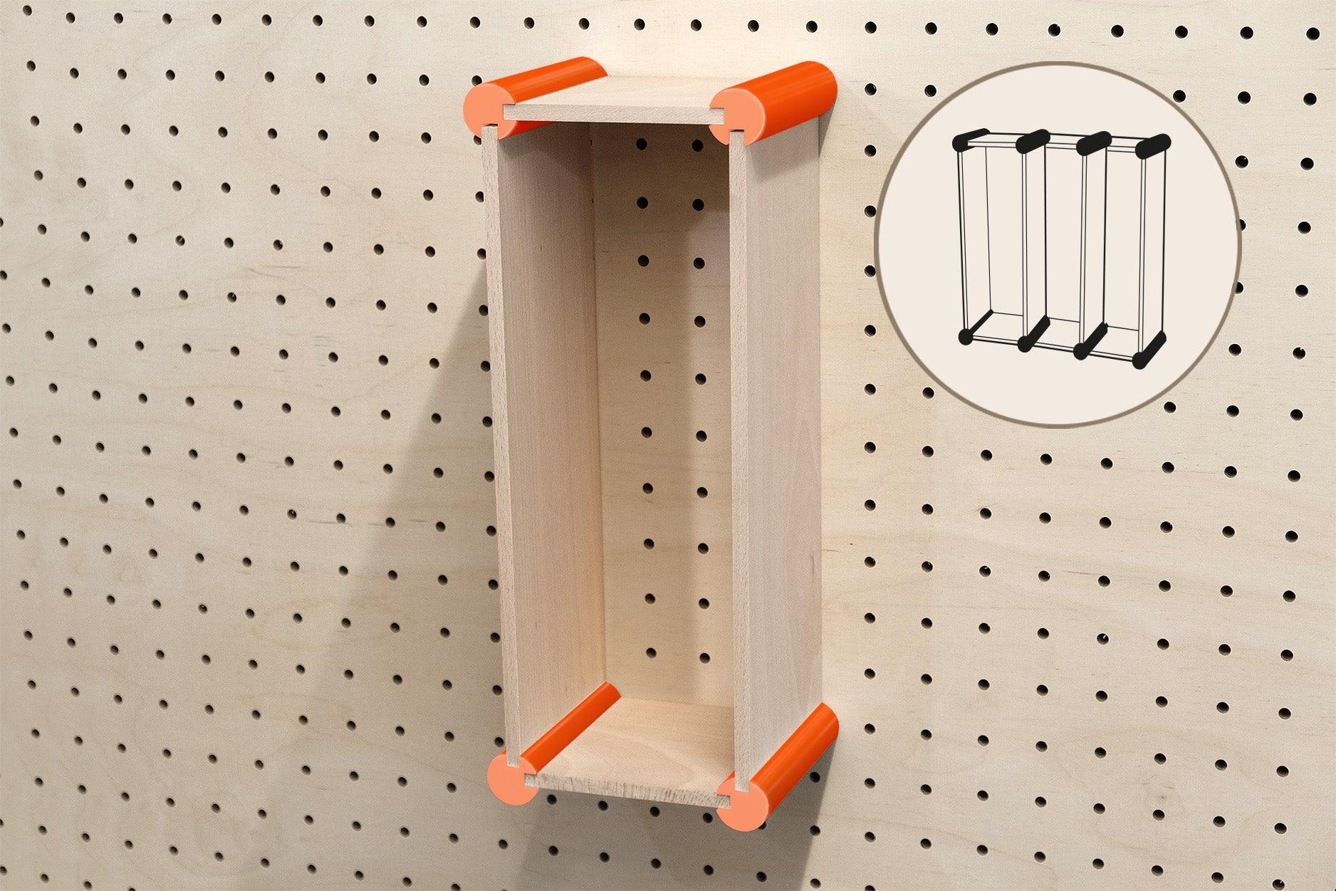 Etagere personnalisable de type Qapla XL : Casiers de rangement pour les grands objets - Quark