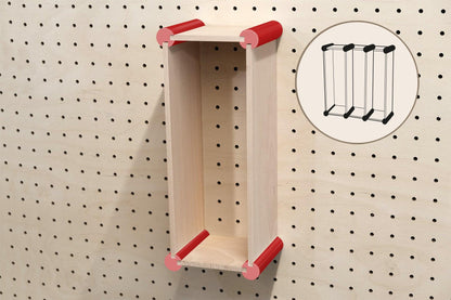 Etagere personnalisable de type Qapla XL : Casiers de rangement pour les grands objets - Quark