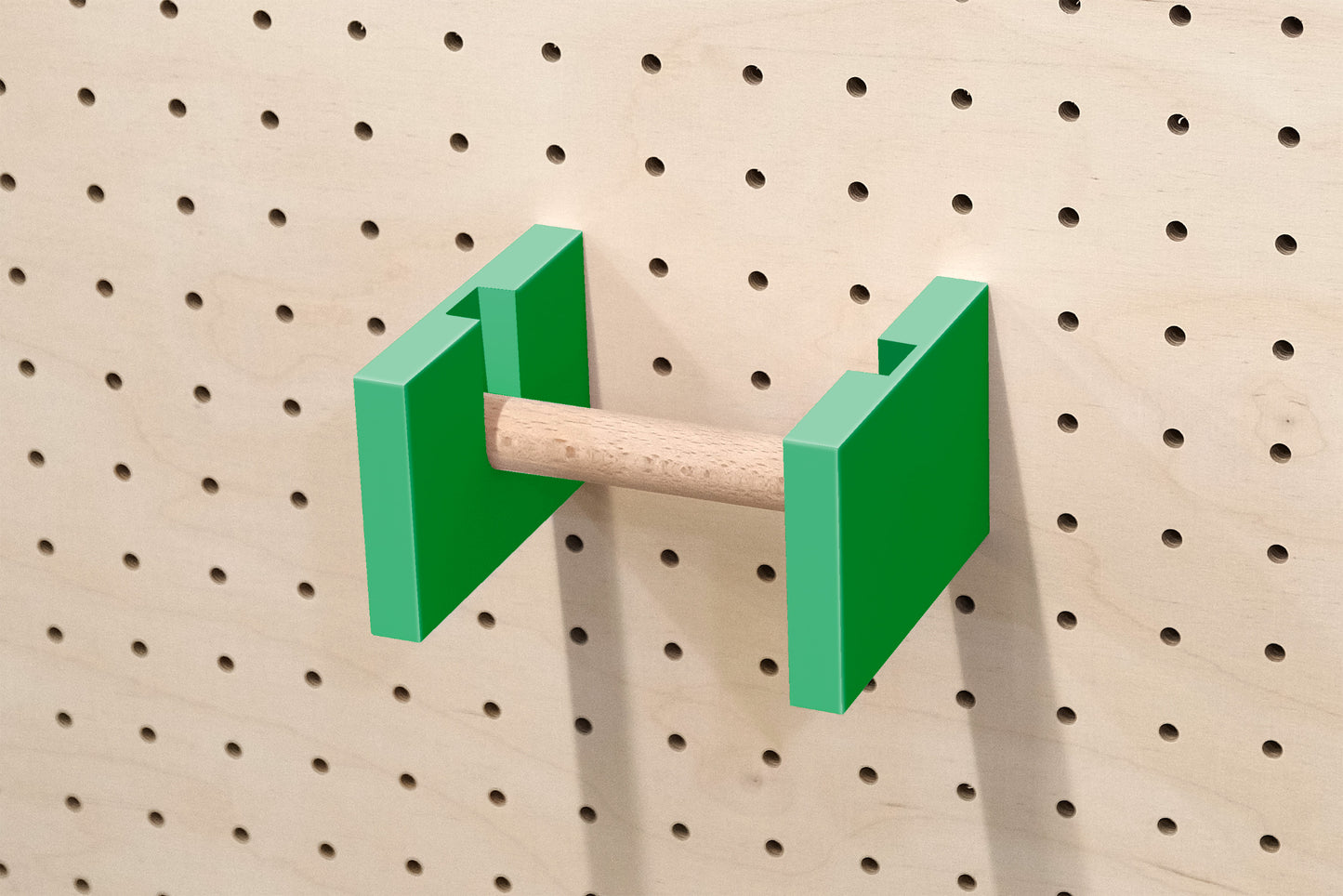 Porte rouleau papier toilette pour Pegboard