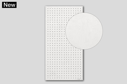 Panneau Perforé Pegboard blanc 96 x 48 cm