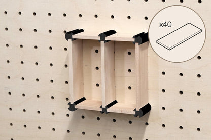 Kit de rangement maquillage pour Pegboard - Quark