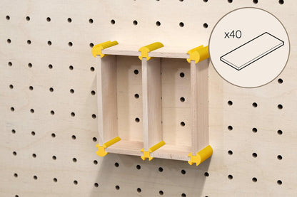 Kit de rangement maquillage pour Pegboard - Quark