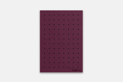 Le panneau perforé 27 x 39 cm - Valchromat Violet - Quark