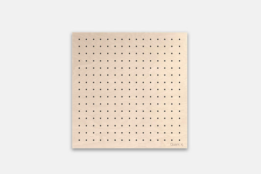 Panneau Perforé Pegboard 48 x 48 cm Contreplaqué Bouleau - Quark