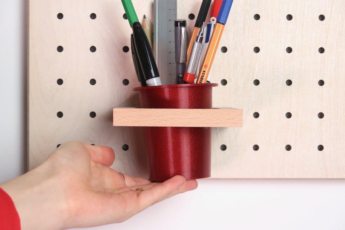 Panneau Perforé Pegboard 48 x 48 cm Contreplaqué Bouleau - Quark