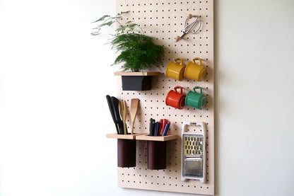 Panneau Perforé Pegboard 96 x 48 cm Contreplaqué Bouleau - Quark