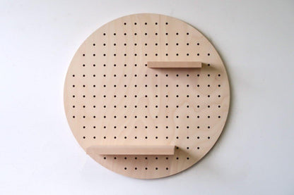 Panneau perforé - Pegboard Circulaire en bois - Diamètre 48 cm - OSB - Quark