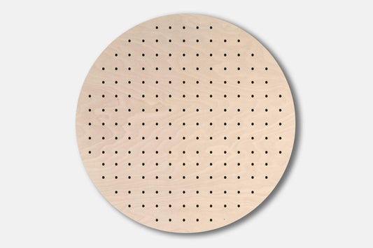 Panneau perforé - Pegboard Circulaire en bois - Diamètre 48 cm - Quark