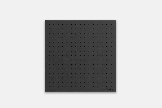 Panneau perforé Pegboard - Étagère murale modulaire en bois - 48 cm - Noir - Quark