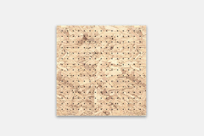 Pegboard éclats de bois en 48 cm - Panneau perforé en OSB nature - Quark