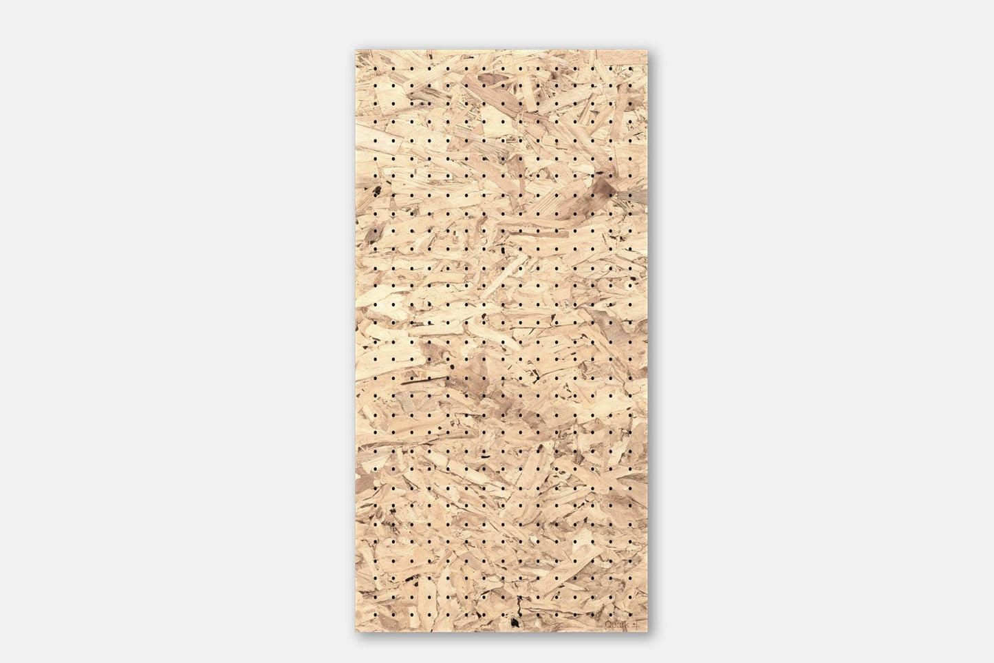 Pegboard éclats de bois en 96 cm - Panneau perforé en OSB nature - Quark