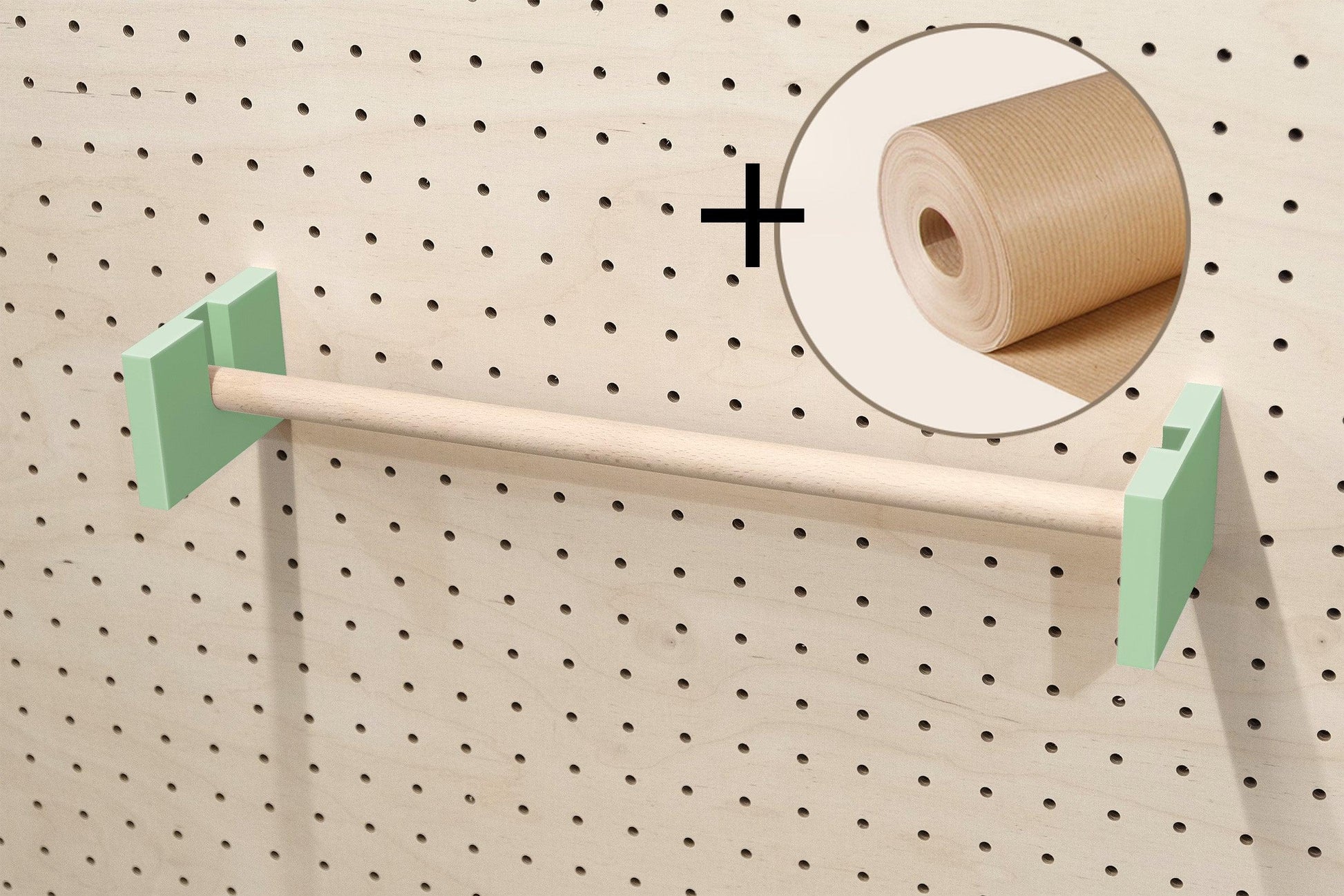 Porte rouleau kraft pour Pegboard - Quark