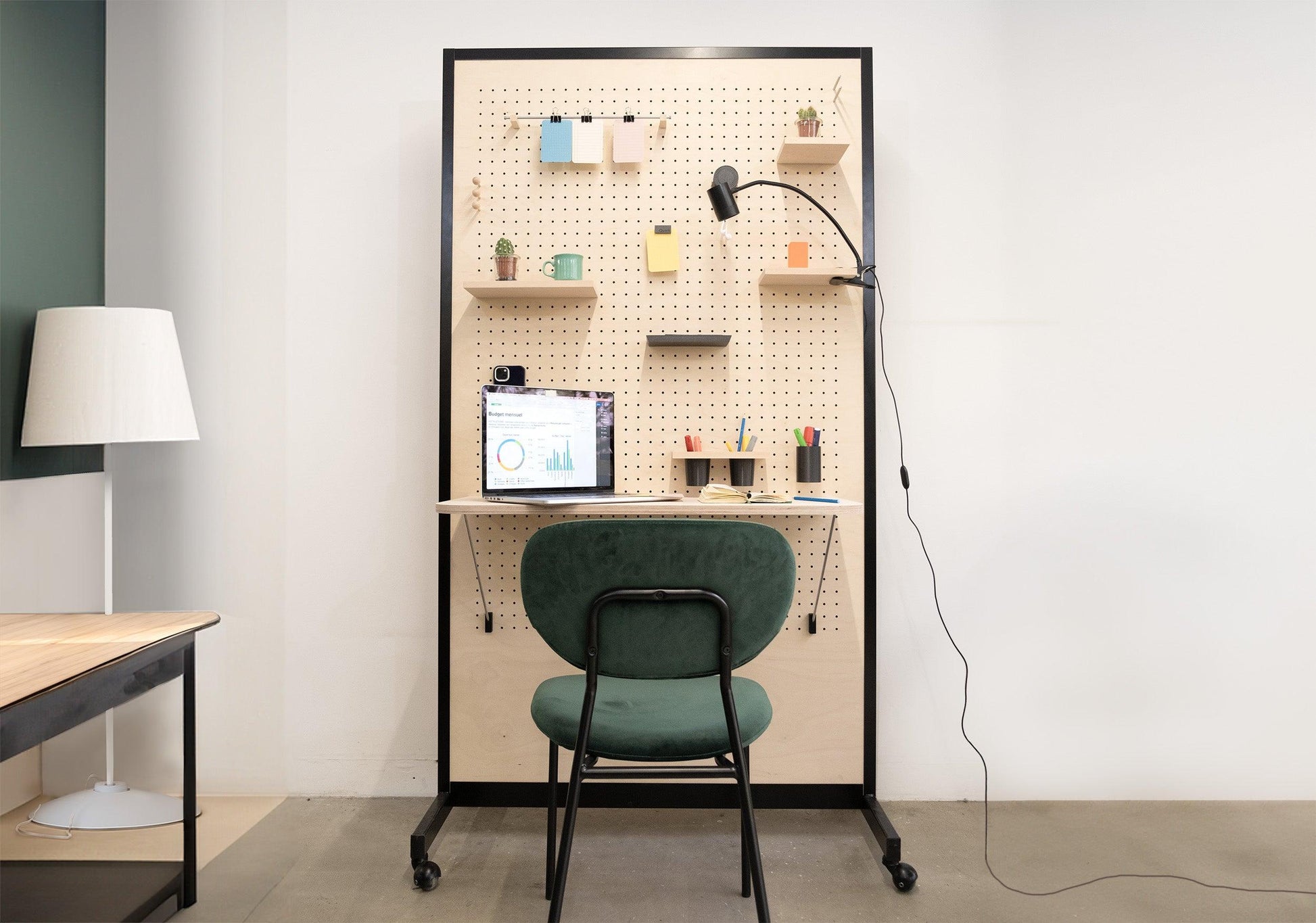 Bureau Modulaire pour Pegboard Quark - Quark