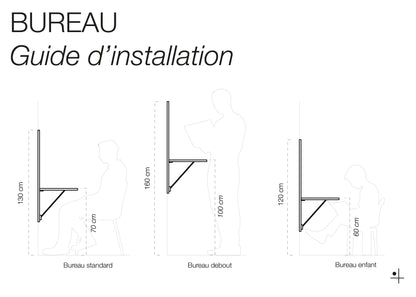 Bureau Modulaire pour Pegboard Quark - Quark