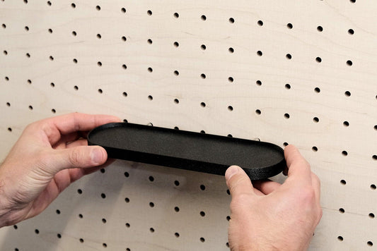 Étagère arrondie - tablette de rangement retro pour Pegboard - Quark