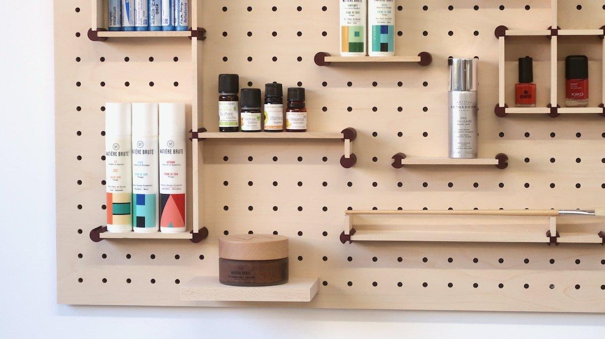 Kit de rangement maquillage pour Pegboard - Quark