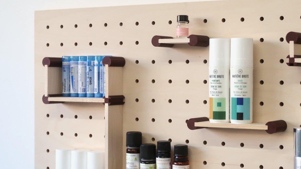 Kit de rangement maquillage pour Pegboard - Quark