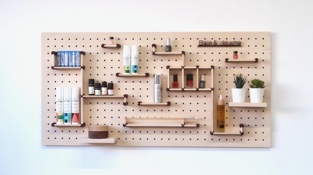 Kit de rangement maquillage pour Pegboard - Quark