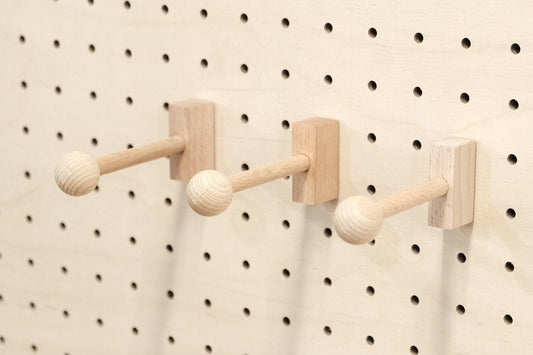 Patère - Porte Manteau Mural pour Pegboard - Quark