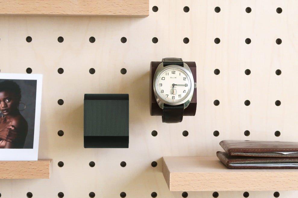 Porte-montre mural pour Pegboard - Porte-montre en impression 3D et inox - Quark