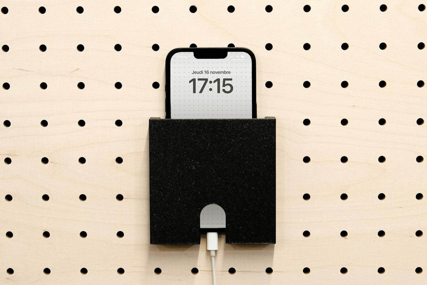 Porte téléphone mural pour Pegboard - Support pour téléphone - Quark