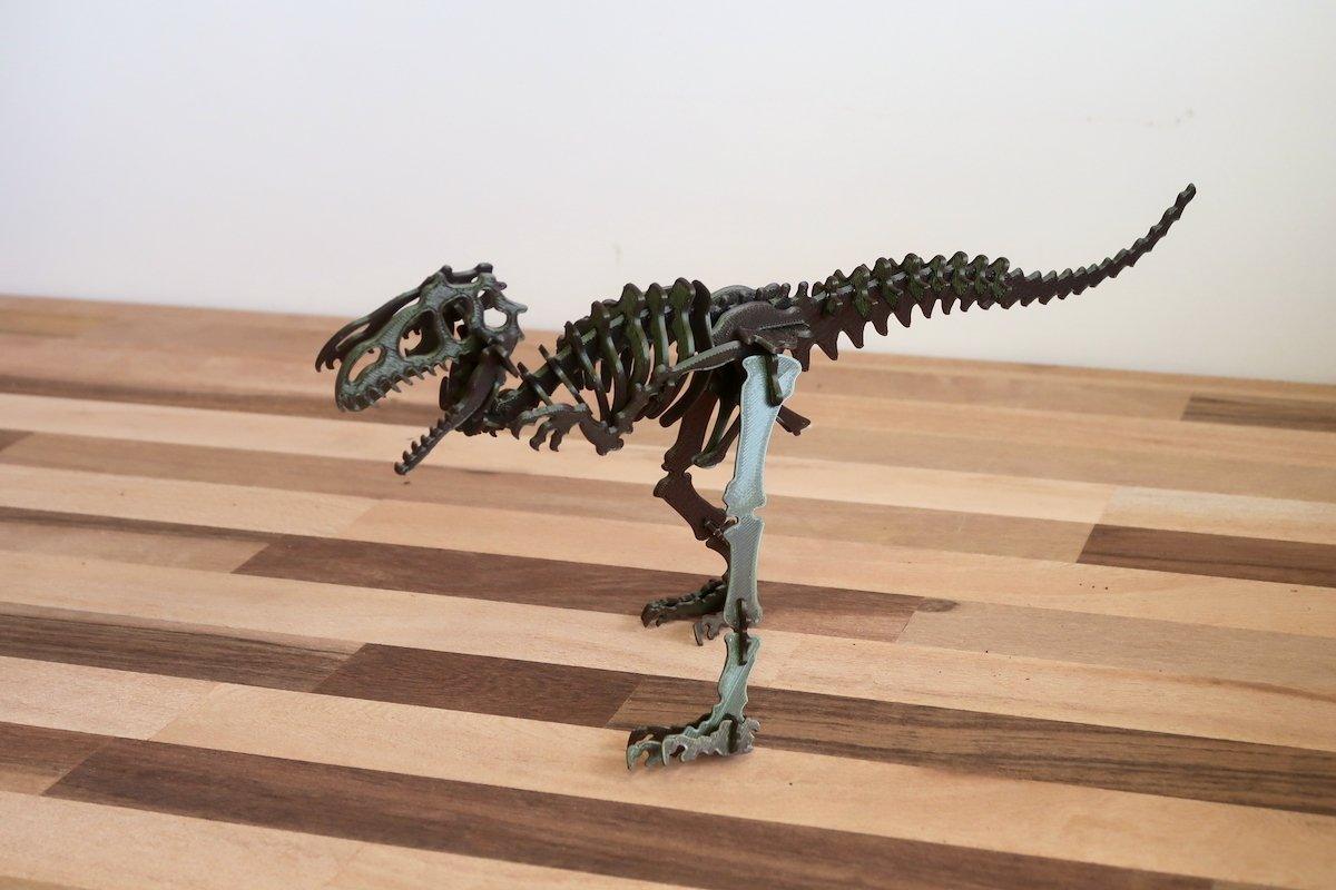 Puzzle T-REX en impression 3D à monter soi-même en 46 pièces - Quark