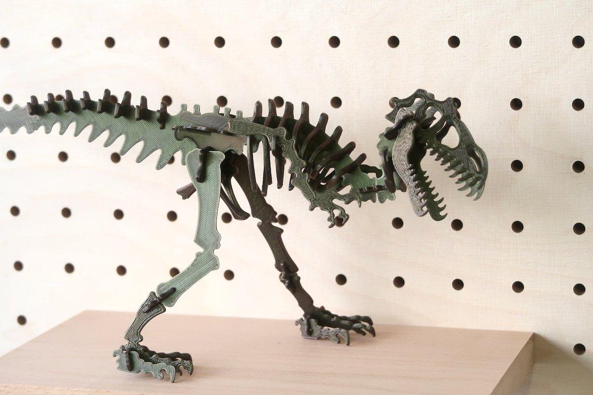 Puzzle T-REX en impression 3D à monter soi-même en 46 pièces - Quark